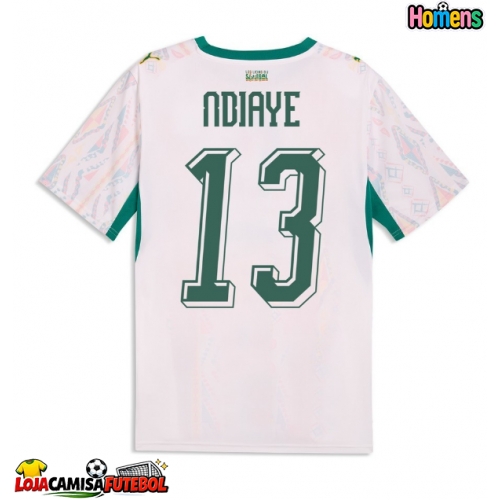 Camisa de Futebol Senegal Iliman Ndiaye #13 Equipamento Principal Mundo 2026 Manga Curta